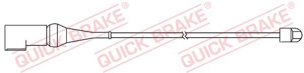 Czujnik zużycia klocka